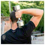 Chromhantel massiv, 3 kg, Stck