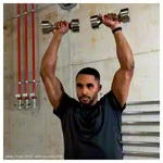 Chromhantel massiv, 6 kg, Stck