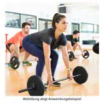 Get-Fit Hantelscheibe mit Gummiberzug, Bohrung  3 cm, 1 kg, Stck