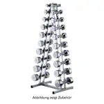 Chrom-Hantelstnder ohne Hanteln, LxBxH 45x40x121 cm