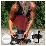 Gravity Boots mit Sicherheitsverschluss Exklusiv, Gr. L, Paar