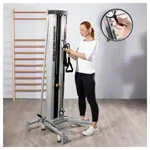 Lojer Doppelzugapparat Mobile Speed Pulley 50, fahrbar