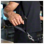 Sport-Tec Zuggriff mit Anti-Rutsch, schwarz