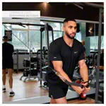 Sport-Tec Zuggriff mit Anti-Rutsch, schwarz, 2er Set