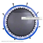 Abbildung zeigt Sport-Tec Fitness Trampolin, � 143 cm