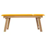 Therapieliege Tiziano Natur, LxBxH 195x65x80 cm