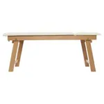 Therapieliege Tiziano Natur, LxBxH 195x65x80 cm