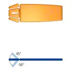 HWK Therapieliege Solid Akku 4-tlg., Breite: 65 cm