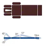 Therapieliege Solid E8 Dynamic nach Dr. Ackermann, 195x52x46-96 cm