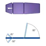 HWK Therapieliege Solid Viernheim Akku 3-tlg., Breite: 80 cm