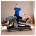 Lojer Therapieliege Manuthera Modell 242, anthrazit mit Akkuantrieb