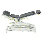 Lojer Therapieliege Manuthera Modell 242, Grauwei mit Elektroantrieb