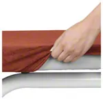 Abbildung zeigt Massageliegenbezug mit Nasenschlitz�ffnung, LxB 200 x 65 cm