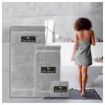 Abbildung zeigt Handtuch Set 8-tlg., 4 Stck 30x30 cm, 2 Stck 140x70 cm und 2 Stck 100x50 cm