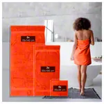 Abbildung zeigt Handtuch Set 8-tlg., 4 Stck 30x30 cm, 2 Stck 140x70 cm und 2 Stck 100x50 cm