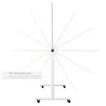 Rasterspiegel XL, HxB 170x100 cm, fahrbar