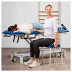 Abbildung zeigt Gymnastikhocker Exklusiv mit Komfort-Polster,  38 cm