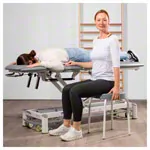 Abbildung zeigt Gymnastikhocker Exklusiv mit Komfort-Polster,  38 cm