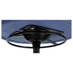 Abbildung zeigt Drehhocker Exklusiv mit Komfort-Polster und Gleitern