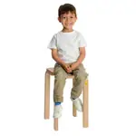 Erzi Hocker 45 aus Formholz, 36x36 cm, Sitzhhe 45 cm
