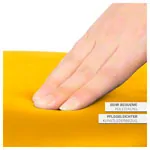 Abbildung zeigt Sattelhocker mit Polster, Exklusiv mit Gleitern