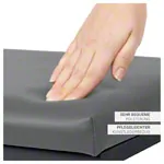 Abbildung zeigt Hocker mit Polster, L x B 40 x 40 cm, Gestellfarbe anthrazit