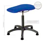 Therapiehocker mit Polster, Standard mit Gleitern