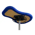 Therapiehocker mit Polster, Standard mit Gleitern