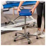 Therapiehocker mit Polster, Exklusiv mit Gleitern