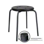 Mehrzweckhocker Standard mit PU-Sitzflche,  35 cm, Gestellfarbe anthrazit