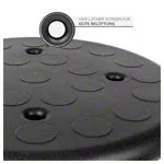 Mehrzweckhocker Standard mit PU-Sitzflche,  35 cm, Gestellfarbe anthrazit