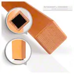 Gymnastikhocker-Set aus Holz inkl. Sitzkissen aus Kunstleder, Set 2-tlg.