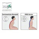 Ergo Pendelhocker Maxi,  37 cm, schwarz