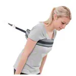 Abbildung zeigt Sport-Tec Beckengurt, LxB 100x8 cm, schwarz/grau