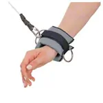 Abbildung zeigt Sport-Tec Hand-/Fu�gelenkgurt, LxB 25x8 cm, schwarz/grau