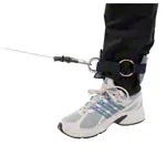 Abbildung zeigt Sport-Tec Hand-/Fu�gelenkgurt, LxB 25x8 cm, schwarz/grau