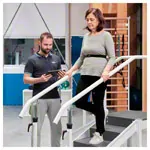 bungstreppe mit verstellbarem Handlauf, Single Ausfhrung