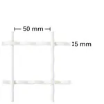 Abbildung zeigt Deckenschlingentisch Standard, LxB 190x70 cm
