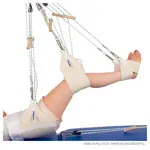 Abbildung zeigt Fersenschlinge Standard dreieckig, Paar, 28 x 16 cm