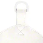 Sandsack mit Ring, 16x15 cm, 0,5 kg, wei