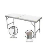 Abbildung zeigt Alu-Kofferliege Robusta ST, LxBxH 170x56x70-82 cm