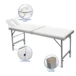 Alu-Kofferliege Robusta ST, inkl. Kopfteil , LxBxH 170/210x56x70-82 cm