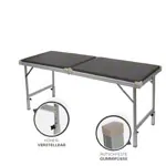 Abbildung zeigt Alu-Kofferliege Robusta ST, LxBxH 170x65x70-82 cm