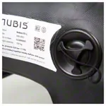 Abbildung zeigt NUBIS Lite S aufblasbare Massageliege + Pumpe und Transporttasche