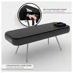 Abbildung zeigt NUBIS Aufblasbare Massageliege Pro 2.0, LxBxH 190 x 75 x 58-80 cm