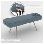 NUBIS Aufblasbare Massageliege Pro 2.0, LxBxH 190 x 75 x 58-80 cm