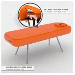 Abbildung zeigt NUBIS Aufblasbare Massageliege Pro 2.0, LxBxH 190 x 75 x 58-80 cm