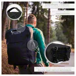 NUBIS Aufblasbare Massageliege Pro 2.0, inkl. Hocker 35 x 60 cm