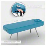 NUBIS Aufblasbare Massageliege Pro XL 2.0, L x B x H 210 x 75 x 58-80 cm