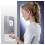 Desinfektionsmittelspender-Set CleanSafe touchless, Edelstahl, Sterillium und Auffangschale